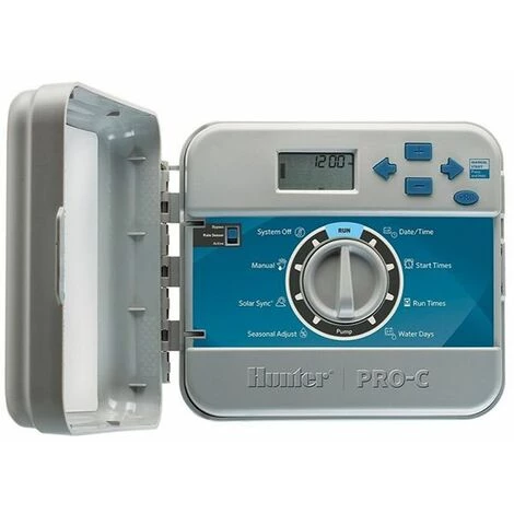 Programmateur 13 Stations Montage Extérieur - Pc-1301-e - Hunter 3 Programmateur 13 Stations Montage Extérieur - Pc-1301-e - Hunter