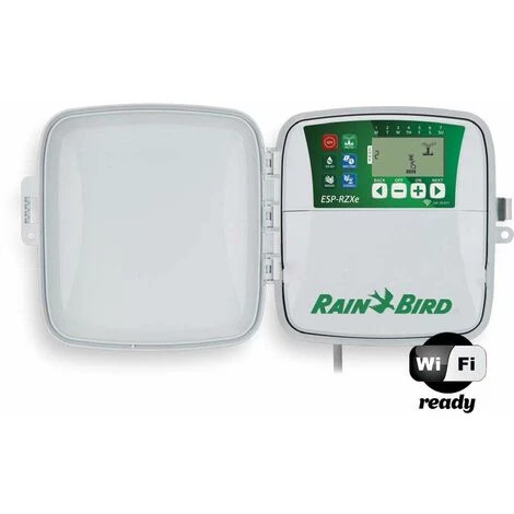 Programmateur 8 Stations Compatible Wifi, Montage Extérieur - Rzxe8 - Rain Bird 3 Programmateur 8 Stations Compatible Wifi, Montage Extérieur - Rzxe8 - Rain Bird