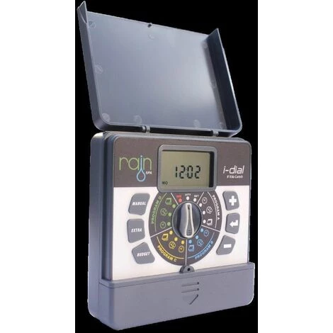 QUINCAILLERIE DE LA GIRONDE Programmateur D'arrosage à Piles RAIN I-DIAL - Programmateur 4 Voies 24 Volts - Version Intérieure 3 QUINCAILLERIE DE LA GIRONDE Programmateur D'arrosage à Piles RAIN I-DIAL - Programmateur 4 Voies 24 Volts - Version Intérieure