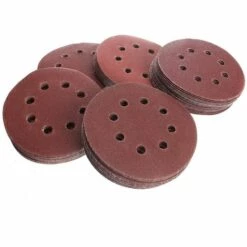 MAEREX 100 X 125MM 5' SANDING DISCS SANDPAPER 60 80 100 120 240 GRIT ORBIT SANDER PAD Sasicare