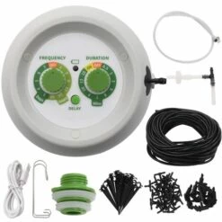 ASUPERMALL Kit D'arrosage Interieur Auto Goutte-a-goutte Avec Regulateur