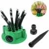 DEVENIRRICHE 360 Degrés Douche De Jardin Arrosage Automatique Multi-tête Jardinage Outils De Jardin Irrigation Arrosage Arrosage Arroseur - Vert -Arrosage automatique Soldes 24127322 1