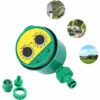 DEVENIRRICHE Minuterie D'arrosage électronique Automatique Du Jardin Contrôleur D'irrigation De Jardin Multifonction à Deux Cadrans Contrôle D'arrosage D'irrigation (couleur: Vert) - Vert -Arrosage automatique Soldes 24127353 1