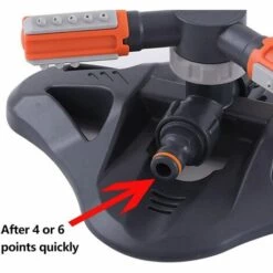 BEARSU Arroseur De Jardin Pour Cour, Système D'irrigation Rotatif à 360 Degrés, 36 Buses De Pulvérisation Intégrées à Trois Bras Pour Enfants 11 BEARSU Arroseur De Jardin Pour Cour, Système D'irrigation Rotatif à 360 Degrés, 36 Buses De Pulvérisation Intégrées à Trois Bras Pour Enfants -Arrosage automatique Soldes 25029143 5