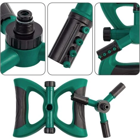 BEARSU Arroseur De Jardin, Système Irrigation De Pelouse, Arroseurs Automatiques D'eau De Jardinage Rotatifs à 360° Pour Pelouse Légumes Jeu Extérieur 6 BEARSU Arroseur De Jardin, Système Irrigation De Pelouse, Arroseurs Automatiques D'eau De Jardinage Rotatifs à 360° Pour Pelouse Légumes Jeu Extérieur – Image 4