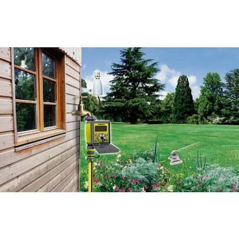 JARDIBRIC Programmateur D'arrosage 1 Voie Affichage Digital (2x1.5 AA) Vert Anis / Gris 4 JARDIBRIC Programmateur D'arrosage 1 Voie Affichage Digital (2x1.5 AA) Vert Anis / Gris – Image 2