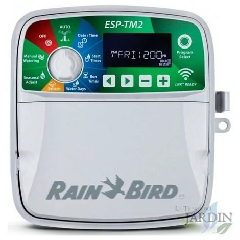 SUINGA Programmateur D'arrosage Wifi Rain Bird ESP-TM2 6 Zones Extérieures + LNK Wifi, électrique 4 SUINGA Programmateur D'arrosage Wifi Rain Bird ESP-TM2 6 Zones Extérieures + LNK Wifi, électrique – Image 2
