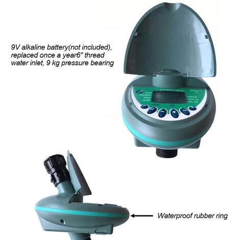 ASUPERMALL Automatique Programmateur Accueil Etanche Eau D'Arrosage Automatique Minuterie Eteint Irrigation Jardin Controleur D'Arrosage Mecanique 5 ASUPERMALL Automatique Programmateur Accueil Etanche Eau D'Arrosage Automatique Minuterie Eteint Irrigation Jardin Controleur D'Arrosage Mecanique – Image 3