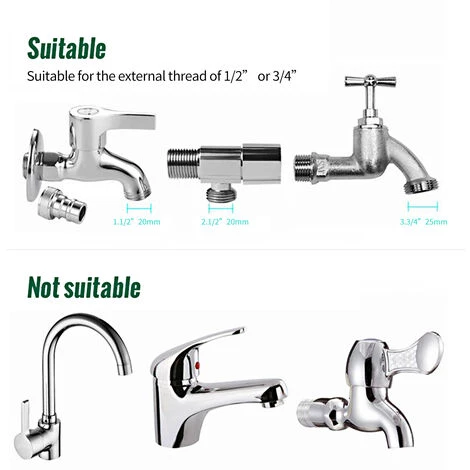 ASUPERMALL Robinet Programmable Flexible Minuterie Numerique Exterieur A Piles Systeme D'Arrosage Automatique Sprinkler Controleur D'Irrigation Avec 2 Outlet (Piles Non Incluses) 6 ASUPERMALL Robinet Programmable Flexible Minuterie Numerique Exterieur A Piles Systeme D'Arrosage Automatique Sprinkler Controleur D'Irrigation Avec 2 Outlet (Piles Non Incluses) – Image 4