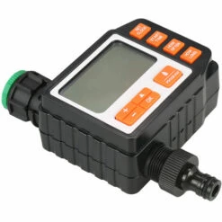 HAPPYSHOPPING Dispositif D'arrosage Automatique De Jardin Standard Europeen Dispositif D'arrosage Nouveau Jardin Grand Ecran Controle Intelligent Minuterie D'irrigation De Detection De Pluie (livresans Batterie) -Arrosage automatique Soldes 30062138 5