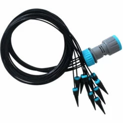 HAPPYSHOPPING Dispositif D'infiltration D'irrigation Goutte A Goutte A 10 Tetes De 1,6 M, Arrosage Automatique Et Dispositif D'arrosage Des Fleurs