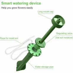 BETTERLIFE 8 Pack Spike Arrosage Automatique Des Plantes, Pots D'arrosage En Céramique, Arroseur Automatique De Plantes De Vacances Goutte à Goutte, Système D'arrosage D'irrigation -Arrosage automatique Soldes 30540985 2