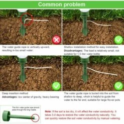 BETTERLIFE 8 Pack Spike Arrosage Automatique Des Plantes, Pots D'arrosage En Céramique, Arroseur Automatique De Plantes De Vacances Goutte à Goutte, Système D'arrosage D'irrigation -Arrosage automatique Soldes 30540985 4