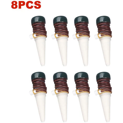 HAPPYSHOPPING Pack De 8 Arrosoir Automatique Pour Fleurs, Arrosoir Filaire Pour Fleurs, Dispositif D'infiltration D'eau 4 HAPPYSHOPPING Pack De 8 Arrosoir Automatique Pour Fleurs, Arrosoir Filaire Pour Fleurs, Dispositif D'infiltration D'eau – Image 2