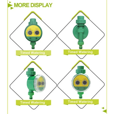 THSINDE Minuterie D'eau De Robinet De Tuyau, Contrôleur D'irrigation D'eau Intelligent Pour Système De Minuterie D'arrosage Automatique De Jardin De Pelouse 5 THSINDE Minuterie D'eau De Robinet De Tuyau, Contrôleur D'irrigation D'eau Intelligent Pour Système De Minuterie D'arrosage Automatique De Jardin De Pelouse – Image 3