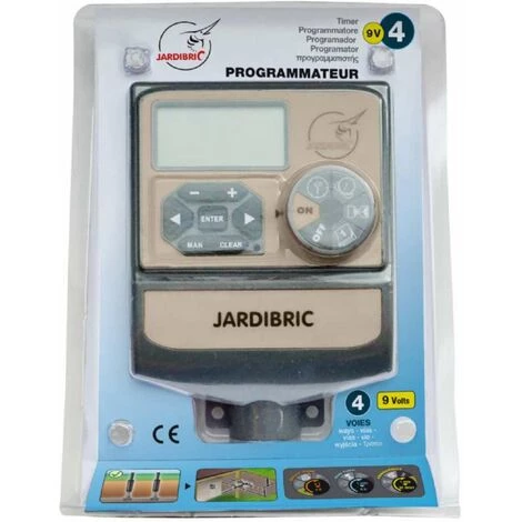 JARDIBRIC Programmateur électrovanne 9v 4 Voies 5 JARDIBRIC Programmateur électrovanne 9v 4 Voies – Image 3