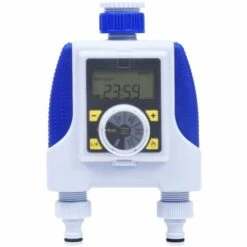 VidaXL Minuterie électronique à Double Sortie Avec Délai De Pluie - Blanc 11 VidaXL Minuterie électronique à Double Sortie Avec Délai De Pluie - Blanc -Arrosage automatique Soldes 33396559 5