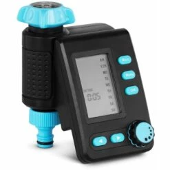 Programmateur D'Arrosage Automatique Minuteur LCD 1 Voie 1 Min - 4 H Hillvert - Gris, Rose