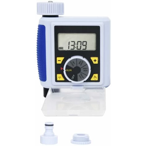 VidaXL Minuterie Numérique D'arrosage Du Jardin Avec Sortie Unique - Blanc 5 VidaXL Minuterie Numérique D'arrosage Du Jardin Avec Sortie Unique - Blanc – Image 3