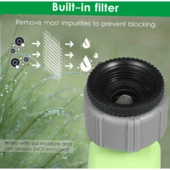 HAPPYSHOPPING Programmable BT Water Timer Tuyau Robinet Minuterie Exterieure Debitmetre D'eau A Piles Systeme D'arrosage Automatique Systeme D'arrosage Controleur D'irrigation Avec 1 Sortie Pour Plantes De Jardin (piles Non Incluses),modele: Vert Vert - Modele: Vert Ve -Arrosage automatique Soldes 35834980 3