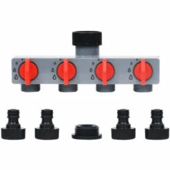 ASUPERMALL Minuterie D'arrosage Jardin Avec Sortie Et Distributeur D'eau 11 ASUPERMALL Minuterie D'arrosage Jardin Avec Sortie Et Distributeur D'eau -Arrosage automatique Soldes 36746771 5