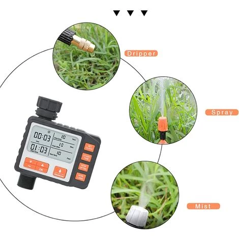 BEARSU Minuterie D'arrosage - 3/4" Pour Arroseur Numérique LCD - Minuterie Programmable - Filetage Automatique Pour Jardin - Arrosage Avec Couvercle étanche - 011 5 BEARSU Minuterie D'arrosage - 3/4" Pour Arroseur Numérique LCD - Minuterie Programmable - Filetage Automatique Pour Jardin - Arrosage Avec Couvercle étanche - 011 – Image 3