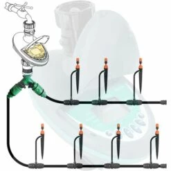 BEARSU Minuterie D'arrosage - 3/4" Pour Arroseur Numérique LCD - Minuterie Programmable - Filetage Automatique Pour Jardin - Arrosage Avec Couvercle étanche - 008 -Arrosage automatique Soldes 39452627 3