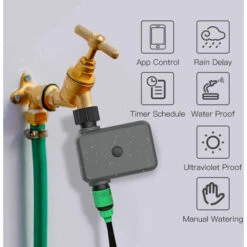 ASUPERMALL Minuterie D'eau Intelligente Tuya APP BT Retardateur De Pluie Minuterie D'irrigation Programmable, Vanne EU 10 ASUPERMALL Minuterie D'eau Intelligente Tuya APP BT Retardateur De Pluie Minuterie D'irrigation Programmable, Vanne EU -Arrosage automatique Soldes 40063372 4
