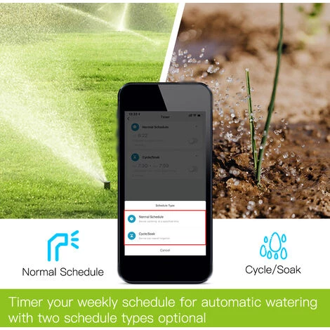 ASUPERMALL Minuterie D'eau Intelligente Tuya APP BT Retardateur De Pluie Minuterie D'irrigation Programmable, Vanne EU 7 ASUPERMALL Minuterie D'eau Intelligente Tuya APP BT Retardateur De Pluie Minuterie D'irrigation Programmable, Vanne EU – Image 5