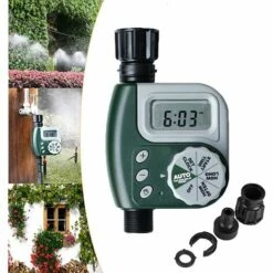 TANABATA Programmateur D'Arrosage, Contrôleur De Arrosage Extérieur Arroseur Automatique Tuyau électronique Minuterie, Programmes Multiples Pour Jardin Serre Potager Plante Pelouse Paysage#4