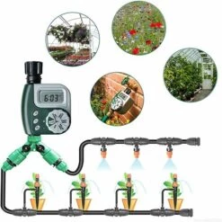 TANABATA Programmateur D'Arrosage, Contrôleur De Arrosage Extérieur Arroseur Automatique Tuyau électronique Minuterie, Programmes Multiples Pour Jardin Serre Potager Plante Pelouse Paysage#4 -Arrosage automatique Soldes 41384759 4