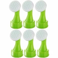 GDRHVFD 6 Pièces Arrosage Bouteille Buse Pour 3 Cm Bouteille Cap D'Arrosage Petit Arroseur Fournitures De Jardinage Pour L'Arrosage Précis De Vos Plantes Dispositif D'Arrosage Des Fleurs (Vert)