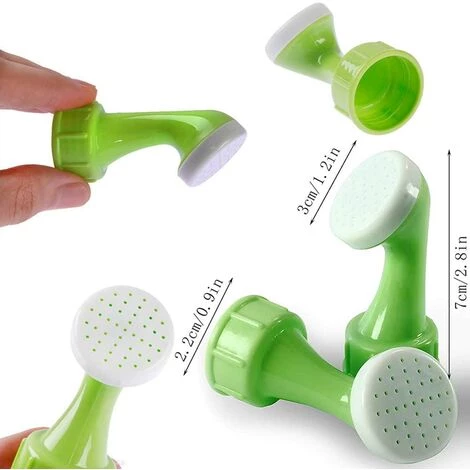 GDRHVFD 6 Pièces Arrosage Bouteille Buse Pour 3 Cm Bouteille Cap D'Arrosage Petit Arroseur Fournitures De Jardinage Pour L'Arrosage Précis De Vos Plantes Dispositif D'Arrosage Des Fleurs (Vert) 4 GDRHVFD 6 Pièces Arrosage Bouteille Buse Pour 3 Cm Bouteille Cap D'Arrosage Petit Arroseur Fournitures De Jardinage Pour L'Arrosage Précis De Vos Plantes Dispositif D'Arrosage Des Fleurs (Vert) – Image 2