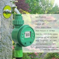 LONGZIMING Programmateur D'Arrosage, Contrôleur De Arrosage Extérieur Arroseur Automatique Tuyau électronique Minuterie, Programmes Multiples Pour Jardin Serre Potager Plante Pelouse Paysage#4 -Arrosage automatique Soldes 48157491 3