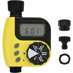 LONGZIMING Programmateur D'Arrosage,Contrôleur De Arrosage Extérieur Arroseur Automatique Tuyau électronique Minuterie, Programmes Multiples Pour Jardin Serre Potager Plante Pelouse Paysage#1