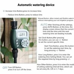 LONGZIMING Programmateur D'Arrosage, MKNZOME Contrôleur De Arrosage Extérieur Arroseur Automatique Tuyau électronique Minuterie, Programmes Multiples Pour Jardin Serre Potager Plante Pelouse Paysage#4 -Arrosage automatique Soldes 48157502 5