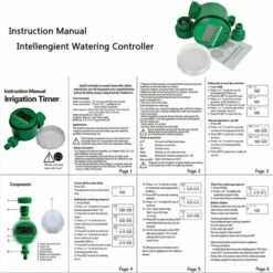 LONGZIMING Programmateur D'Arrosage, MKNZOME Contrôleur De Arrosage Extérieur Arroseur Automatique Tuyau électronique Minuterie, Programmes Multiples Pour Jardin Serre Potager Plante Pelouse Paysage#3 -Arrosage automatique Soldes 48157504 5