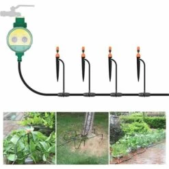 Fei Yu Ordinateur D'arrosage Automatique Minuterie D'arrosage Minuterie D'arrosage Horloge Avec Plusieurs Programmes D'arrosage Pour L'agriculture à Effet De Serre De Jardin # 2 -Arrosage automatique Soldes 49136629 5