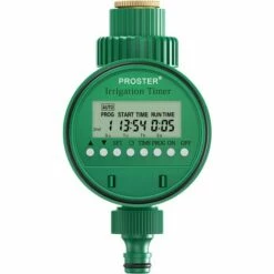 Proster Minuterie D'Arrosage 3/4 "19mm Minuterie D'Irrigation Automatique Avec écran LCD 1m - 9h 59m Minuterie D'Arrosage Numérique Irrigation Automatique Pour L'herbe Des Plantes De Serre De Jardin