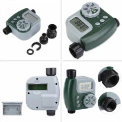 SUPERSELLER Programmateur Et Minuterie D'arrosage Automatique Minuterie D'eau D'irrigation Contrôleur De Minuterie D'arrosage Automatique Programmable électronique De Jardin Robinet D'eau étanche à Minuterie De Tuyau Avec écran LCD Pour Parterre Extérieur, Vert -Arrosage automatique Soldes 49928771 3