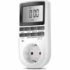 ELLE Programmateur Prise Électrique Et Digitale, Grand LCD écran, Économiser Électricité