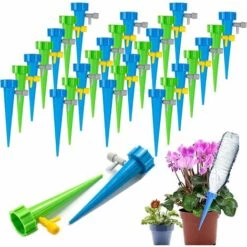 GDRHVFD 30Pcs Irrigation Goutte À Goutte Kit,Kit D'Irrigation Goutte,Micro Irrigation Goutte À Goutte Jardin Système,Arroseurs Automatiques Plantes Irrigation Système