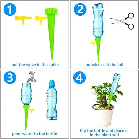 GDRHVFD Irrigation Goutte À Goutte Kit,16Pcs Arroseurs Automatiques, Arrosage Plantes Automatique Diy,Système D'Irrigation Distributeur Arrosager Plantes 6 GDRHVFD Irrigation Goutte À Goutte Kit,16Pcs Arroseurs Automatiques, Arrosage Plantes Automatique Diy,Système D'Irrigation Distributeur Arrosager Plantes – Image 4