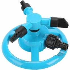 GDRHVFD Rotatif À 360 ° Arroseur Automatique ,Pack De 2 Arroseuses De Pelouse, 3 Bras Automatique Arroseur De Jardin Pelouse Système D'Irrigation Réglable