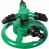 GDRHVFD Arroseur De Jardin, Arroseur Automatique Pour Pelouse, Système D'Arrosage Rotatif À 360 Degrés À 3 Bras, Pour Arroser Vos Plantes De Gazon, Fleurs, Légumes (Vert)
