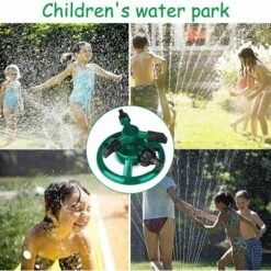 GDRHVFD Arroseur De Jardin, Arroseur Automatique Pour Pelouse, Système D'Arrosage Rotatif À 360 Degrés À 3 Bras, Pour Arroser Vos Plantes De Gazon, Fleurs, Légumes (Vert) -Arrosage automatique Soldes 50980847 4