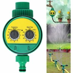 SUPERMARKET Contrôleur D'irrigation De Jardin Minuteur D'arrosage Automatique Contrôle D'irrigation Alimenté Par Piles Pression D'eau Réglable Pour Jardins, Légumes, Pelouses Et Fermes,Superma