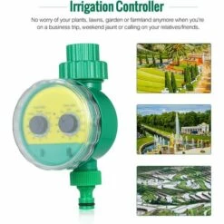 SUPERMARKET Contrôleur D'irrigation De Jardin Minuteur D'arrosage Automatique Contrôle D'irrigation Alimenté Par Piles Pression D'eau Réglable Pour Jardins, Légumes, Pelouses Et Fermes，Superma -Arrosage automatique Soldes 51013665 4