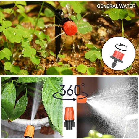 LIFCAUSAL Kit D'irrigation Goutte à Goutte Pour Arrosage Des Plantes Système D'arrosage Bricolage Avec Minuterie D'irrigation électronique Automatique 6 LIFCAUSAL Kit D'irrigation Goutte à Goutte Pour Arrosage Des Plantes Système D'arrosage Bricolage Avec Minuterie D'irrigation électronique Automatique – Image 4