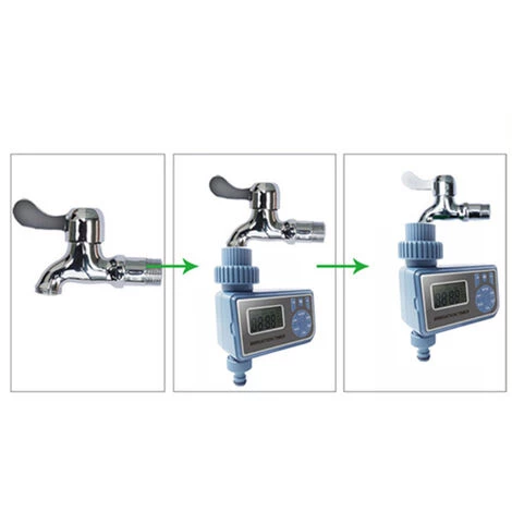 LIFCAUSAL Dispositif D'arrosage De Synchronisation Multifonctionnel Programmable Extérieur Contrôleur D'arrosage De Jardin Arroseur Intelligent (vert) 5 LIFCAUSAL Dispositif D'arrosage De Synchronisation Multifonctionnel Programmable Extérieur Contrôleur D'arrosage De Jardin Arroseur Intelligent (vert) – Image 3